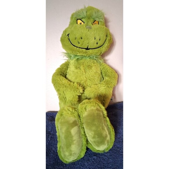 Dr. Suess's Grinch 20 in Plush Toy Holiday Christmas Stuffed Green By Aurora - Picture 2 of 6